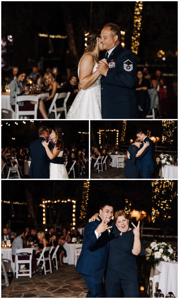 first dances with parents at wedding
