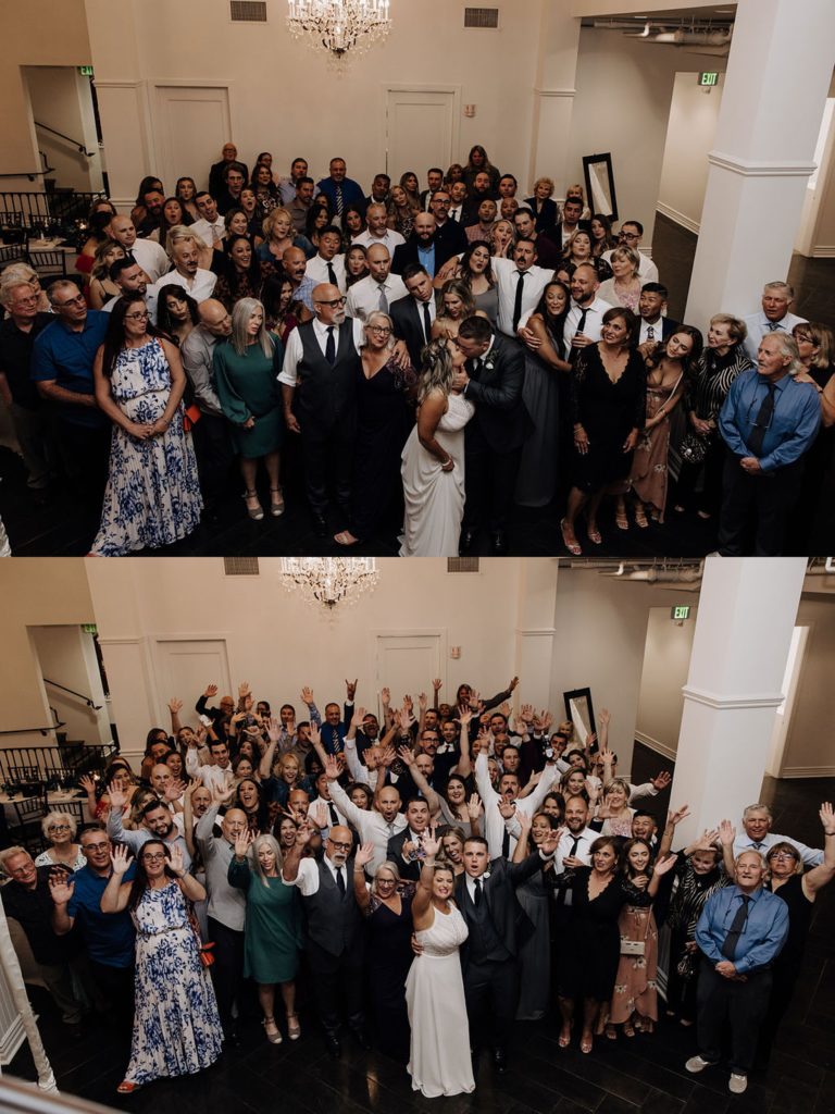 wedding guests at an Orange County wedding venues