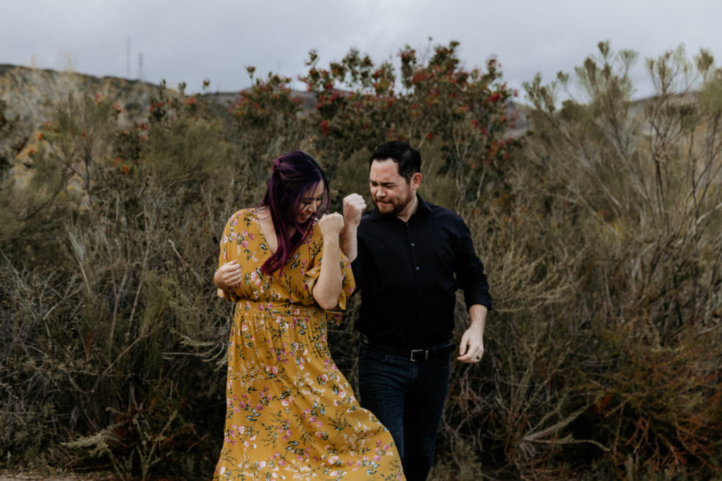 show your personality through engagement photos 